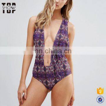 2017 swimsuit high waist with multi strap swimsuit cover up women swimsuit one piece