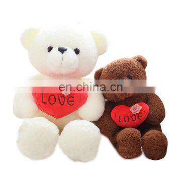 Wholesale Giant Teddy Bear White Bear Hold Red Heart Valentine Gift Cheap Price