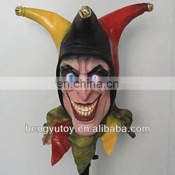 2015 The highest selling mardi gras mask Latex Fancy Dress Ideal halloween scary clown masks