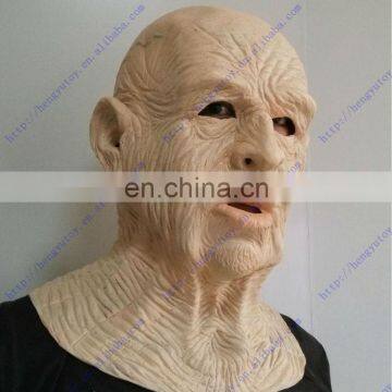 2013 Hot Selling Adult Size High Quality Celebrations Carnival Party Fancy Dress Costume Rubber Old Man Mask