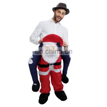 Funny Piggyback Ride On Pick Me Up Santa Claus Costume