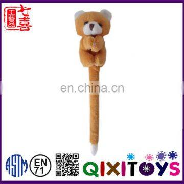 Special and lovely plush teddy bear pencil