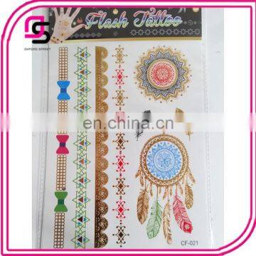 New Hot Selling Novelty Temporary Flash Tattoo Sticker Wholesale For US market