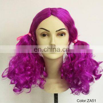 Lolita Purple Pigtail Party Cute Wigs P-W208