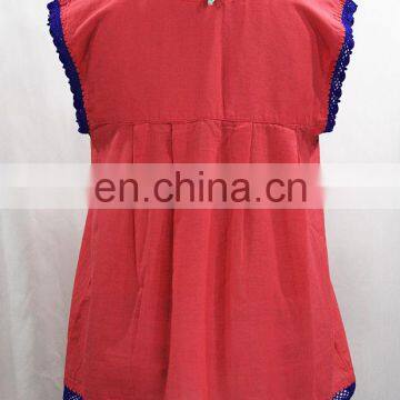 100 % Fabric Cotton Vintage Multi Embroidery Women Casual Boho Hippie Summer Tunic Designs Stylish Maxican Tunic photo-2