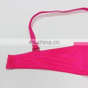 2017 Supplier Wholesale Pink Stylish Ladies Women Lace Heated Plus Size Full Cup Bra Panty photo-4