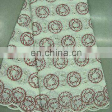 swiss embroidery cotton lace(A-40-8)