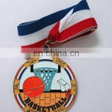 50MM / 45 MM Brass enamel sports medal with different size