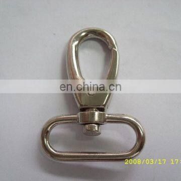 Wholesale 20mm size lead-free free sample custom metal snap hook for handbag handle