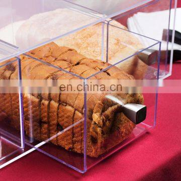 acrylic dessert box, retail food display acrylic dessert box