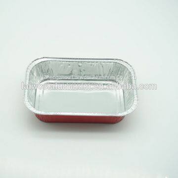 Coated food grade airline catering aluminum foil containers/tray/box