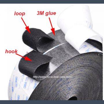 Made in china 3M adhesive hook and loop hook and loop,blending