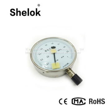 High Precision Stainless Steel Pressure Gauge Manometer Price photo-2