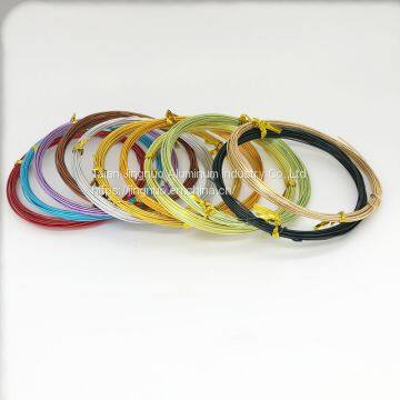 Aluminum Coil Wire 0.8mm-5.00mm Bulk Craft Wire Craft Supply Anodized Aluminum Wire photo-4