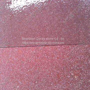 Red Prophyry Granite Polished Floor Tiles photo-3