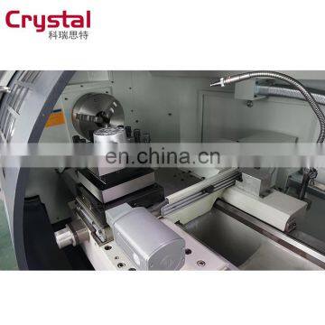 Horizontal and Automatic CJK6140B Cnc Lathe Machine With 4station Tool Holder photo-5