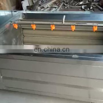 commercial vegetable washing machine brush potato cleaning machine