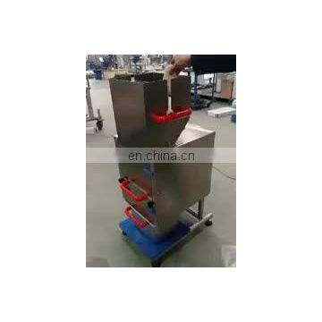 Small cooked chicken meat shredder machine