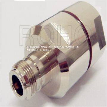 N Female Male RF Coaxial Connector for 1/2 Superflex Cable for Communication