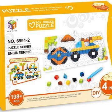 Hot Sale Toy Brick Block Building Toy Funny Puzzle Toy DIY Construction Brick Block Toy for Kids Brick Toy Gift 6991-2