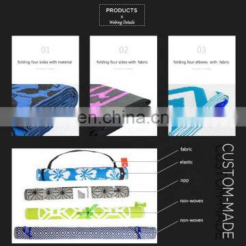 Eco-friendly Outdoor Rug Woven From Straws Make of Premium Recycled Plastic Cheap pp Straw Beach Mat Black and White Leaf photo-6