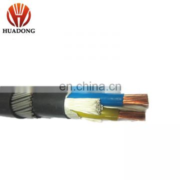 Power cable 185 sq mm 4 core Steel wire Armoured XLPE Cable