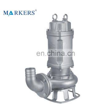 Stainless steel irrigation sand wastewater sewage submersible water pump