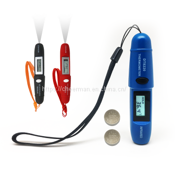 DT8220 mini pen type digital temperature tester pocket food wine IR thermometer