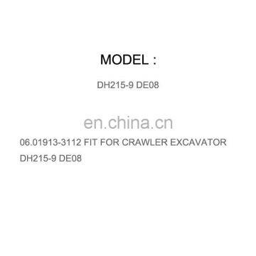 DIESEL ENGINE PARTS BOLT ASSY M8X18 06.01913-3112 FIT FOR CRAWLER EXCAVATOR DH215-9 DE08