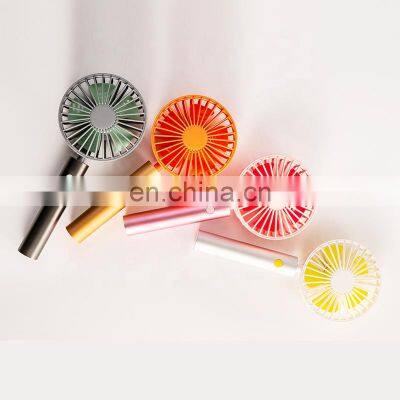 Tiny handheld usb folding round foldable mini fan for office outdoor home