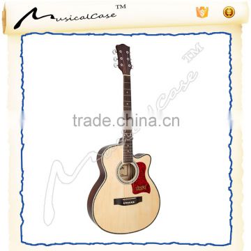 China musicalcase cutaway wholesale acoustic guitar