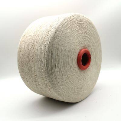 Ne8s/1 Raw White of Labor Insurance Glove Yarn Recycled Polyester Yarn Manufacturers Supply photo-2