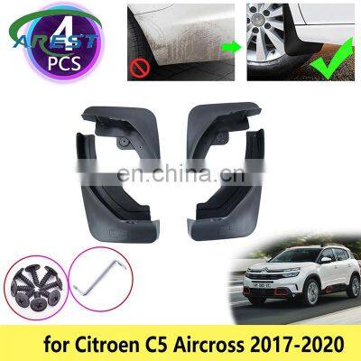 for Citroen C5 Aircross 2017 2018 2019 2020 Mudguards Mudflap Fender Mud Flaps Baffle Muddy Splash Front Rear Wheel Accessories