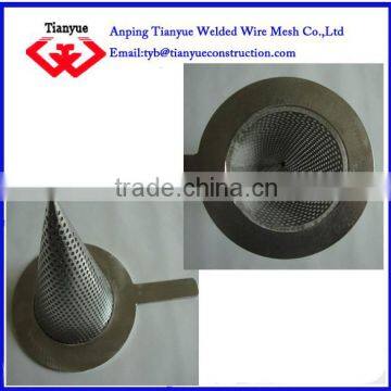 stainless steel cone filter mesh strainer