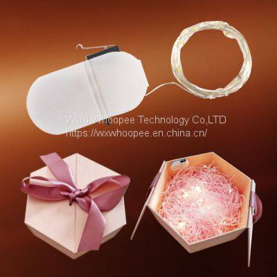 suprise gift box accesories lighted fairy lights with hook or sticker