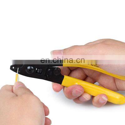 FTTH Tool of CFS-2 CFS-3 Yellow Fiber Optic Stripper Fiber optic stripping tool