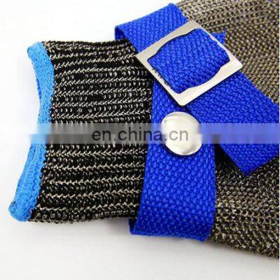 304L Chain Mail Stainless Steel Long Veterinary Glove for Fishmongers