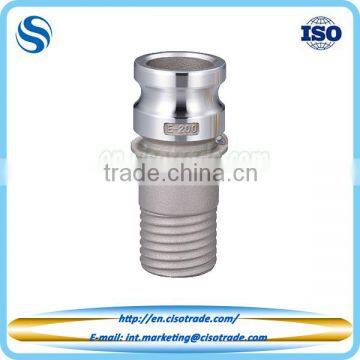 DIN2828 (EN14426-7) camlock quick coupling type E adapter X hose shank camlock coupling