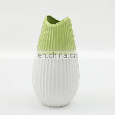 Ceramic Ornaments Color Origami Line Crack Glaze Simple Home Office Decoration Vase photo-4
