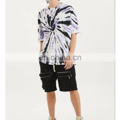 2021 Manufacturers Customize 200gsm Best Colorful Printed 100% Cotton Men Oversized T-shirt photo-3