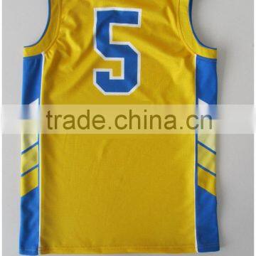 Reversible and Breathable Basketball Singlet With 100% Polyester photo-4