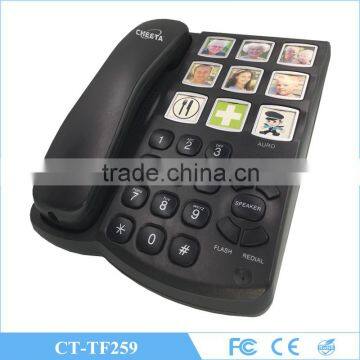 Good quality handfree function senior working telephone