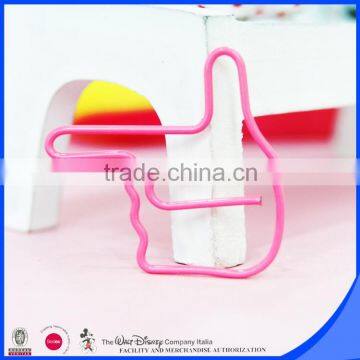 Fancy promotional item thumb metal paper clip custom organ shape