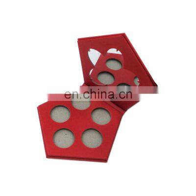 Luxury Pentagon Shaped Eye Cosmetics Package Makeup Palette Cardboard Cosmetic Package
