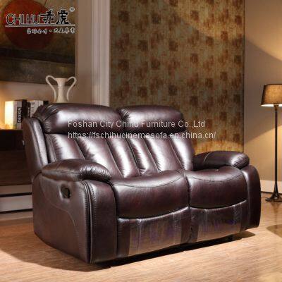 Modern Single Home Salon Luxury Leather Theater Massage Sofa Set Living Room Recliner Sofa Chair photo-4