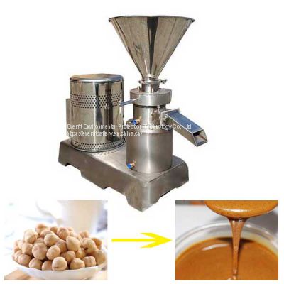 Commercial Hazelnut Paste Grinder Jam Producing Machine Pistachio Peanuts Butter Vertical Colloid Mill