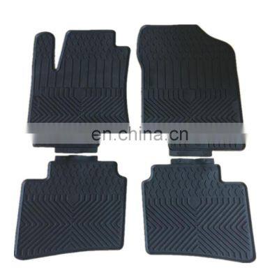 Full Set Car Mats Carpet Black Floor Mat Car Floor Mat For KIA-RIO 2012-2015