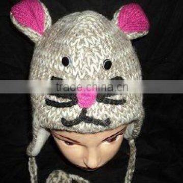 Kitty cat winter hat