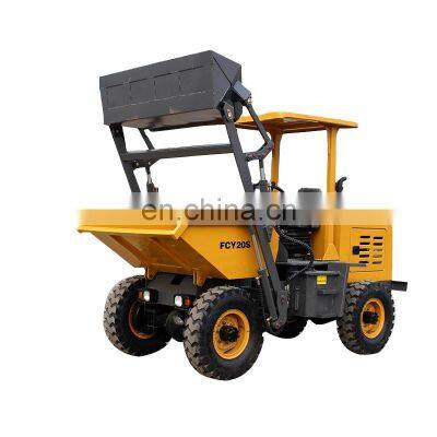 FCY20S self loading dumper 4 wheel drive mini dumper