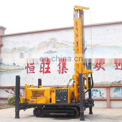 Drilling Depth 450 Meter Crawler Mine Pneumatic Rotary Water Well Drilling Rig Machine Prices For Sale photo-3
